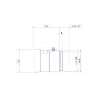 1/3-inch 4.0mm F1.2 0.1m MOD Manual Iris Lens with Fixed Iris